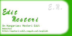 edit mesteri business card